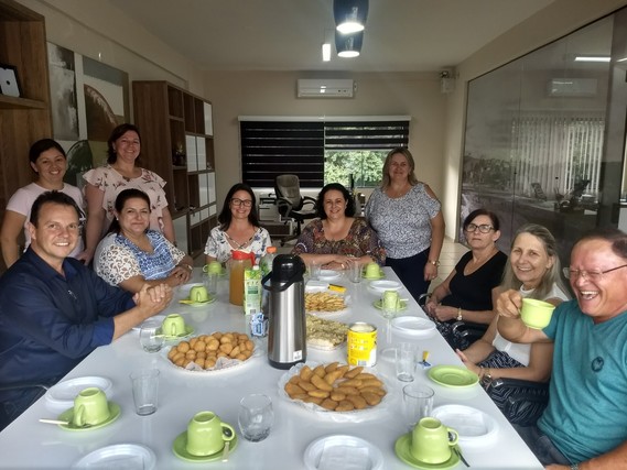 Café com os recém aposentados de 2018